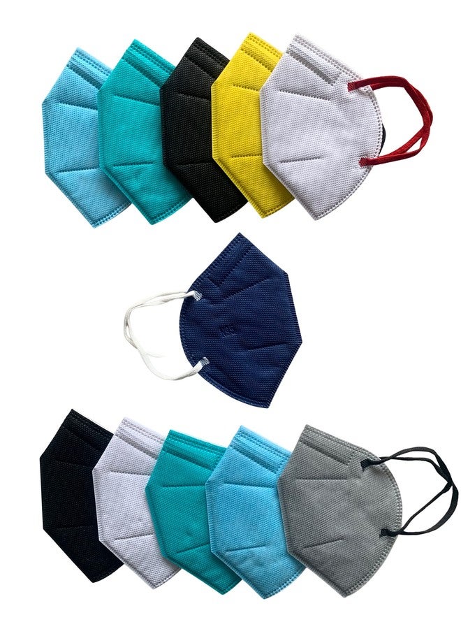 مي قناع وجه N95 مكون من 5 طبقات من القماش غير المنسوج، قابل لإعادة الاستخدام والغسل، حاصل على شهادتي CE وISO لحماية الفم من الرذاذ والغبار والتلوث (50 قطعة) - Image 1